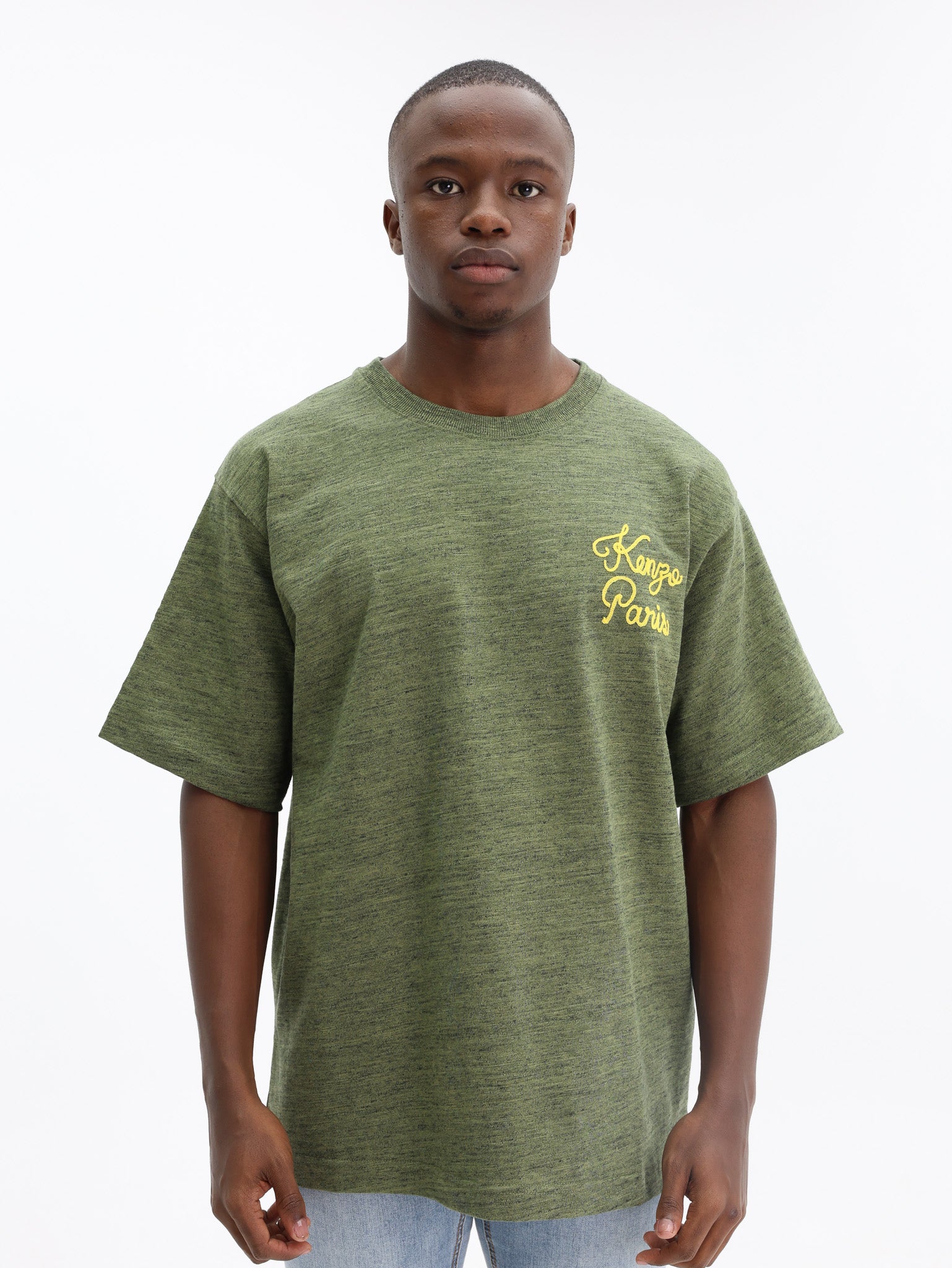 Kenzo T-Shirt Logo Khaki - AL Capone Premium