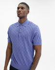Etro Golfer Knitted S/S Blue
