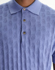 Etro Golfer Knitted S/S Blue