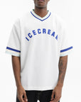 Ice-cream T-Shirt V-neck Sports Jersey White