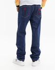 Ice-cream Pants Red Running Dog Medium Wash