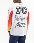 Ice-cream Sweater Red/blue Mesh Logo White