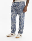Etro Pants Jogger Blue-Off White
