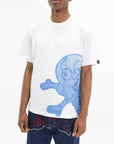 Ice-cream T-Shirt Blue Mesh Ic Logo White