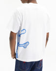 Ice-cream T-Shirt Blue Mesh Ic Logo White