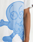Ice-cream T-Shirt Blue Mesh Ic Logo White