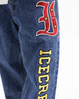 Ice-cream Pants Ic Embrioded Logo Medium Wash