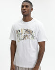 Billionaire Boys Club T-Shirt Camo Arch Logo White