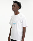 Aape T-Shirt Moonface Logo White