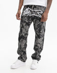Ice-cream Pants Camo Black Wash Grey