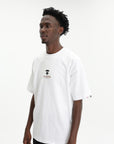 Aape T-Shirt Moonface Logo White