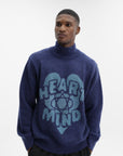 Billionaire Boys Club Sweater Heart Mind Knitted Navy