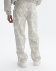 Drole De Monsieur Jeans Allover Print Ecru