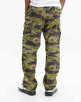 Ice-cream Pants Tiger Strip Cargo Camo