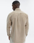 Drole De Monsieur Shirt Corduroy Beige