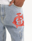 Ice-cream Jeans Western Denim Light Wash