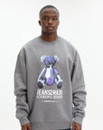 Iceberg Sweater Brushed Fleece Grey