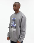 Iceberg Sweater Brushed Fleece Grey