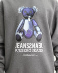 Iceberg Sweater Brushed Fleece Grey