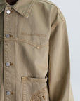 Billionaire Boys Club Jacket Diamonds & Dollars Pocket Logo Sand