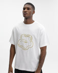 Kenzo T-Shirt Snake Gold-White
