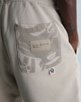 Aape Shorts Logo Light Beige