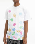 Billionaire Boys Club T-Shirt Diamonds Print White