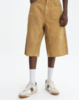 Aape Shorts Trade Mark Denim Light Beige
