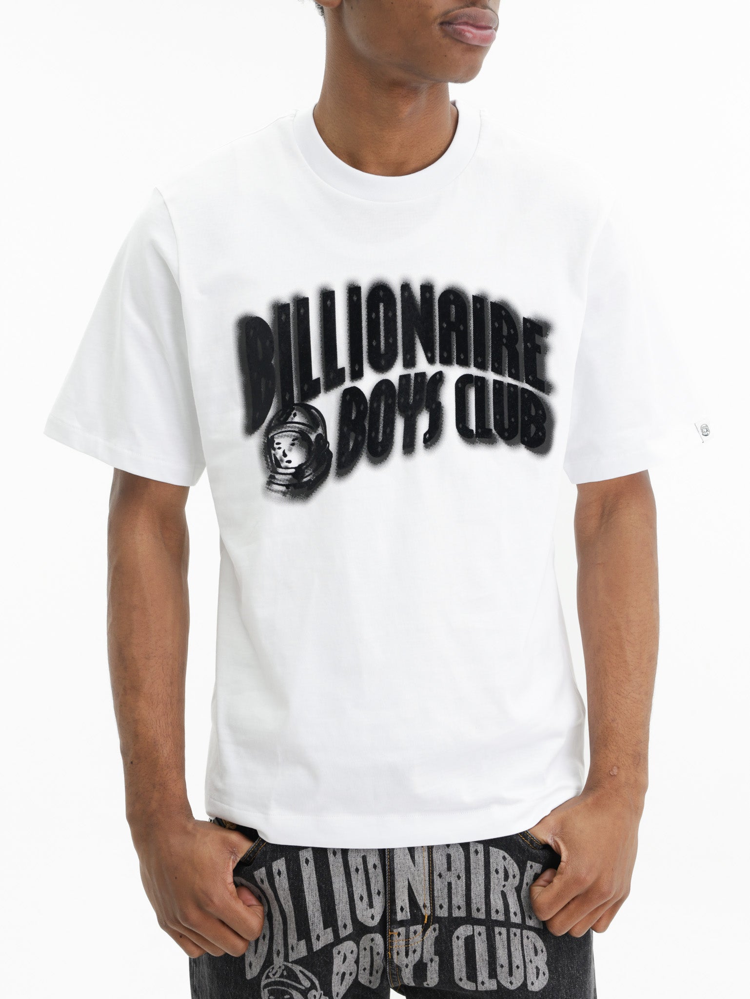 Billionaire Boys Club T-Shirt Black Bbc Print White - AL Capone