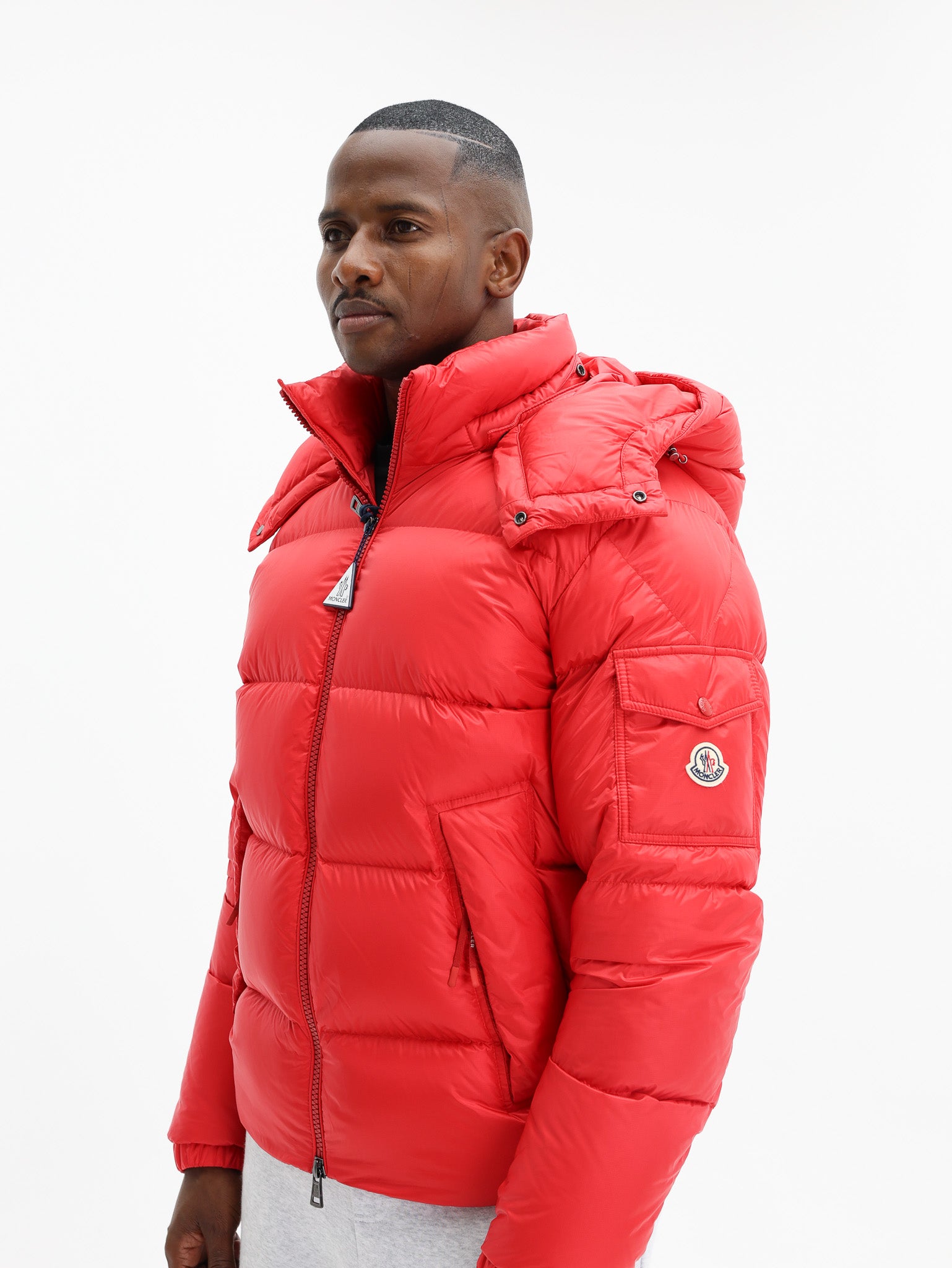 ジャケット・アウター MONCLER Tailored Jacket MAGLIA Wappen Moncler Jacket Couyere Red - AL Capone Premium