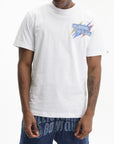 Billionaire Boys Club T-Shirt Blue Rpint Logo White