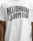 Billionaire Boys Club T-Shirt Leopard Print Arch White