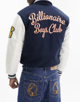 Billionaire Boys Club Jacket Script Wool Varsity Navy/Cream