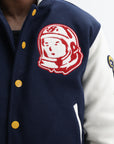 Billionaire Boys Club Jacket Script Wool Varsity Navy/Cream