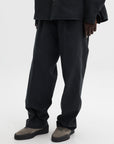 Fear Of God Pants Essentials Canvas Pleat Front Black