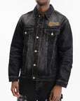 Billionaire Boys Club Jacket Script Denim Black Wash