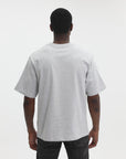 Casablanca T-Shirt PVC Patch Oversized Grey