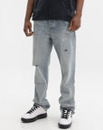 Purple Jeans Light Vintage Slash Indigo