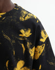 Jil Sander T-Shirt Floral Gold-Black
