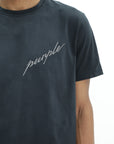 Purple T-Shirt Clean Black