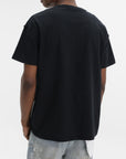 Purple T-Shirt Textured Inside Out Black