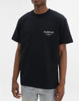 Purple T-Shirt Hwt Black