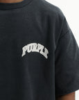 Purple T-Shirt Hwt Textured Black