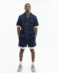 Casablanca Shorts Jacquard Navy-AL Capone Premium