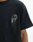 Purple T-Shirt Hwt Black