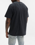Purple T-Shirt Textured Black