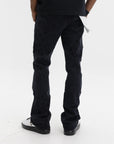 Purple Jeans Beaded Monogram Black