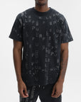 Purple T-Shirt Hwt Black