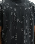 Purple T-Shirt Hwt Black