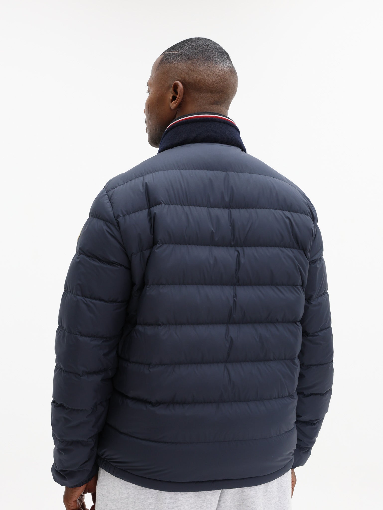 Moncler Jacket Brendann Puffer Logo Navy - AL Capone Premium